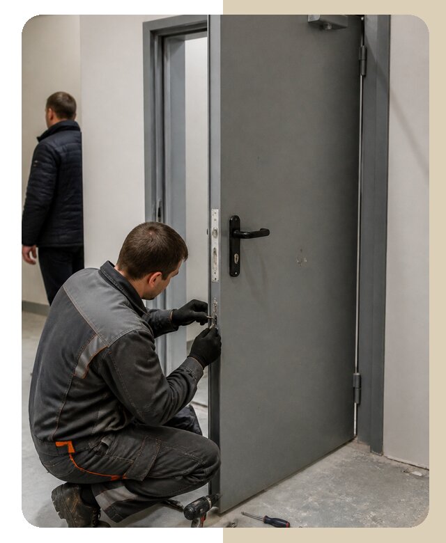 Ремонт противопожарной двери в Черногорске по цене 6635 р. | ДвериЛегко-Чрн