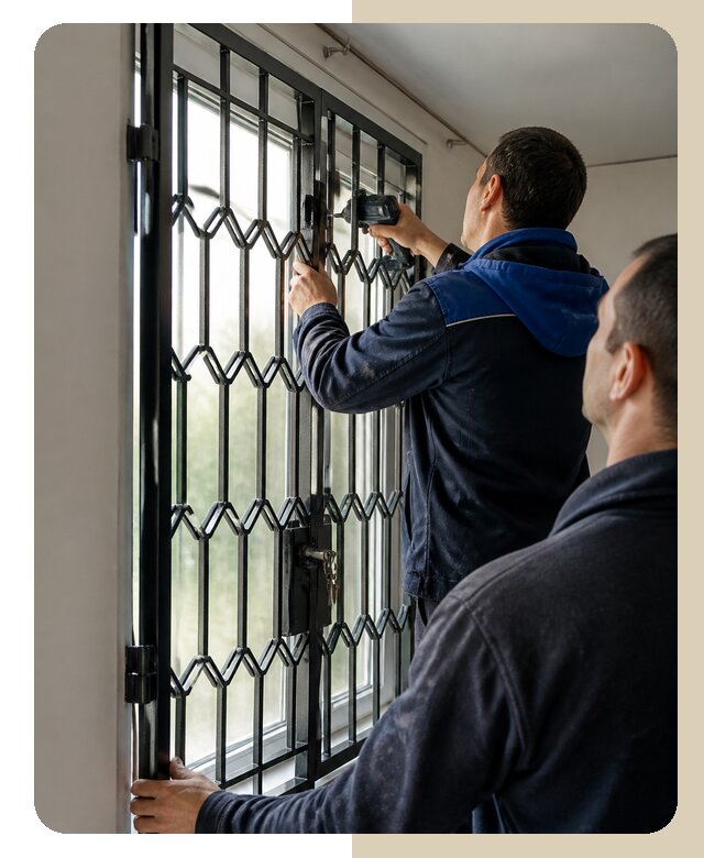 Установка распашных решеток в Черногорске цена от 6635 р. | ДвериЛегко-Чрн